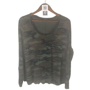 SOCIAL Standard long sleeve camo tee / XXL